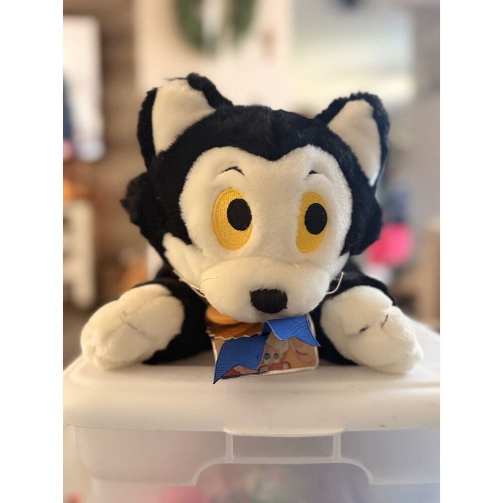 Vintage NWT Disney Store, Pinocchio, Figaro, Cat, Kitten, Plush, Stuffed Animal